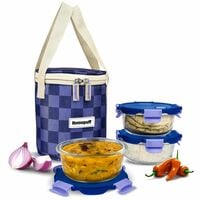 Home Puff Borosilicate Glass Lunch Box Set