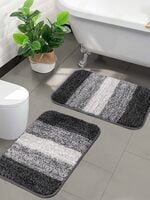 SARAL HOME Microfiber Bath Mats