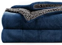 BSB HOME Sherpa Flannel Blanket