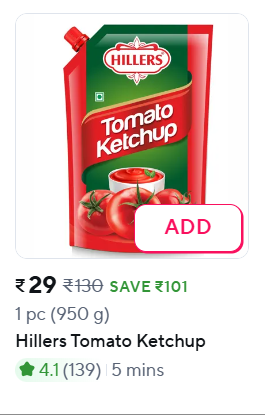 Hillers Tomato Ketchup