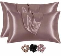 RORIAN Satin Silk Pillow Covers and Scrunchies