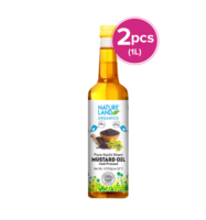 Natureland Organics Mustard Oil 2x1L Pack