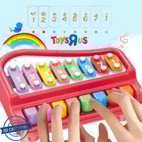 Toys R Us Bruin 2-in-1 Baby Piano Xylophone Toy