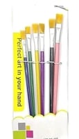 FREEDY 6-Piece Flat Paint Brush Set