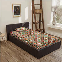 Capsicum Microfiber Bedsheet Maroon