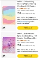 Doodle Notebooks and Diaries