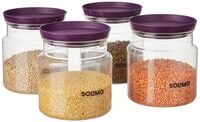 Solimo Airtight Plastic Storage Jar Set
