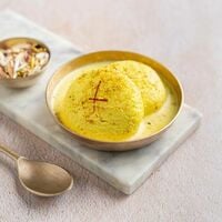 Zepto Cafe Kesari Rasmalai