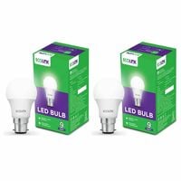 EcoLink 9W B22 Cool White LED Bulb Pack of 2