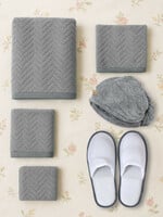 Cortina Blue Microfiber Towel Set