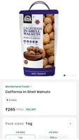 Wonderland Foods California In-Shell Walnuts