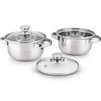 Classic Essentials Stainless Steel Casserole Set