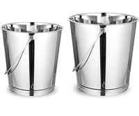 Mintage Stainless Steel Bucket Set