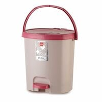 Cello Cubic 7-Liter Plastic Pedal Dustbin
