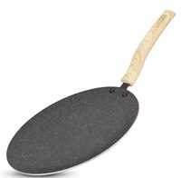 Bergner Earth Black Non-Stick Concave Tawa