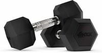FitBox Sports Pro Hex Rubber Coated Dumbbells
