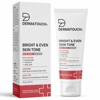 DERMATOUCH Bright & Even Tone Face Wash with Niacinamide, Vitamin E, Kojic Acid