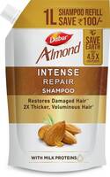 Dabur Almond Intense Repair Shampoo Refill Pack 1000ml