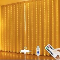 Gesto 300 LED Warm White Curtain String Lights