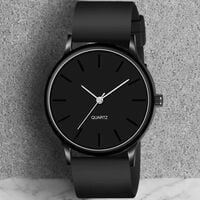 Men's Analog Watch with Silicone Strap