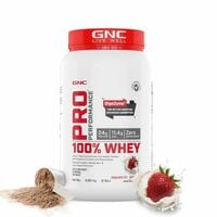 GNC Pro Performance 100% Whey Protein Creamy Strawberry 2 lbs