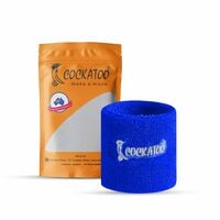 Cockatoo Blue Wrist Band for Gym and Sports