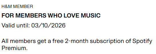 Spotify Premium Redemption