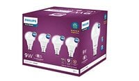 Philips Ace Saver 9W B22 LED Bulbs Pack of 4
