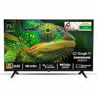 NU 43 Inch Borderless 4K QLED Smart Google TV