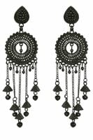 Vibrant Ethnic Jhumka Dangler Earrings