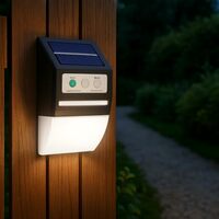 Gesto Solar Motion Sensor Wall Light