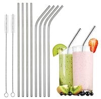 Decorcrafts Stainless Steel Straws