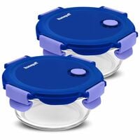 Home Puff Glass Lunch Box Set