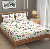 Furnofy Cotton King Bedsheet