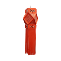 Oye Happy Tyohaar Red Paper Lantern