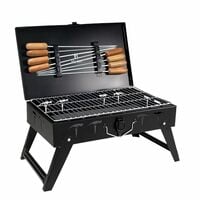 Hy-tec Traveler Foldable Charcoal Barbeque Grill