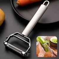 Go Store 2-in-1 Stainless Steel Julienne & Vegetable Peeler