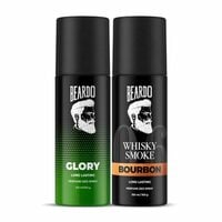 Beardo Glory & Whisky Smoke Bourbon Perfume Body Spray Set