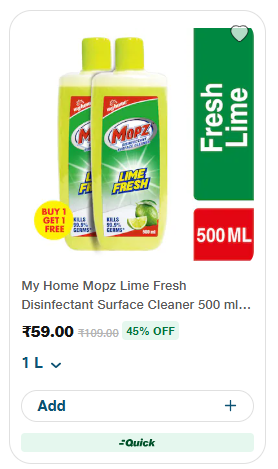 My Home Mopz BOGO Offer