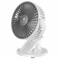 HOMEBASIC Mini Rechargeable Clip Fan