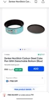 Zenker Non-Stick Carbon Steel Round Cake Pan