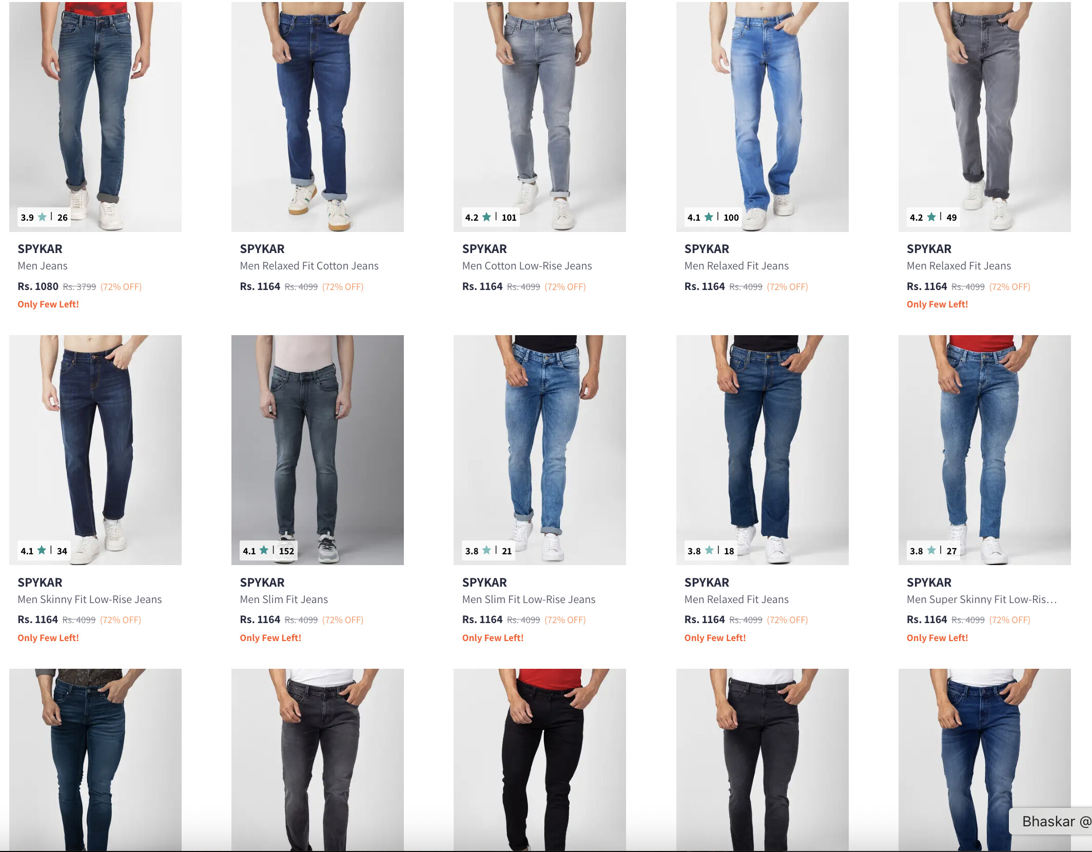 Spykar Jeans Discount