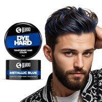 Beardo Dye Hard Temporary Hair Color Metallic Blue