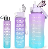 Virtuous 2000ml Silicone Water Bottle Set