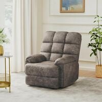 Amazon Brand Solimo Biela Single Seater Fabric Recliner (Brown)