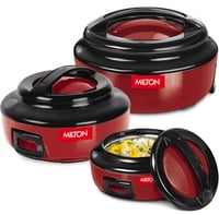 Milton Ernesto Red Stainless Steel Casserole Set