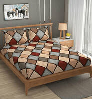 Furnofy Cotton Double Flat Bedsheet