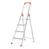 Bathla Prime 4-Step Foldable Aluminium Ladder Orange
