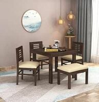 MAMTA DECORATION Sheesham Wood 4-Seater Dining Table