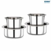Bombay Kookware Stainless Steel Coffee Dabara & Tumbler Set